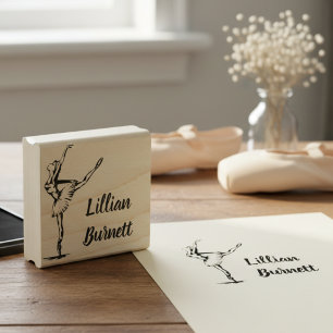 Ballerina handtekening stempel