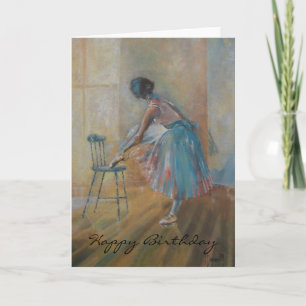 Ballerina Happy Birthday Kaart
