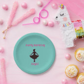Ballerina Happy Birthday Party Paper Bord (Feest)