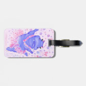 Ballerina Hippo Bagagelabel Happy Ballet Dancer (Achterkant horizontaal)