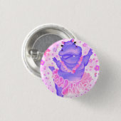 Ballerina Hippo Button (Voorkant /achterkant)