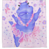 Ballerina Hippo Douchegordijn (Voorkant)