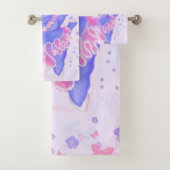 Ballerina Hippo Grappige Badhanddoeken Ballet Danc Bad Handdoek (Insitu)