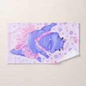 Ballerina Hippo Grappige Badhanddoeken Ballet Danc Bad Handdoek (Handdoek)