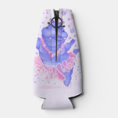 Ballerina Hippo Grappige Fles Cooler Happy Dancer (Achterkant)