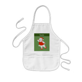 Ballerina Hippo - kerstman Kinder Schort