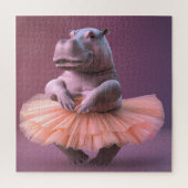 Ballerina Hippo Legpuzzel (Verticaal)
