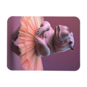 Ballerina Hippo Magneet (Horizontaal)