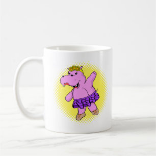 Ballerina Hippo met Tutu Koffiemok