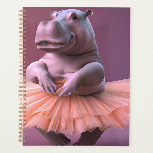 Ballerina Hippo Planner (Voorkant)