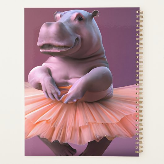 Ballerina Hippo Planner (Achterkant)