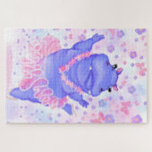 Ballerina Hippo Puzzel (Horizontaal)