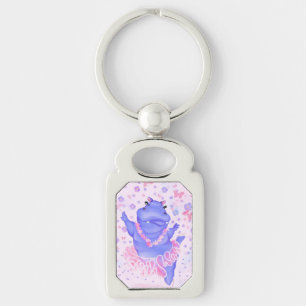 Ballerina Hippo Sleutelhanger Happy Ballet Dancer