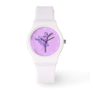 Ballerina Horloge Ballet Danser Meisje - Paarse