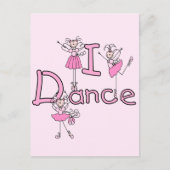 Ballerina I Dance T-shirts en cadeautjes Briefkaart (Voorkant)