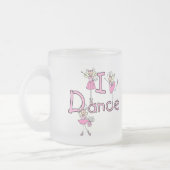 Ballerina I Dance T-shirts en cadeautjes Matglas Koffiemok (Links)