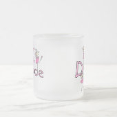 Ballerina I Dance T-shirts en cadeautjes Matglas Koffiemok (Center)