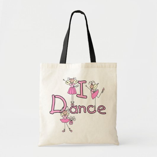 Ballerina I Dance T-shirts en cadeautjes Tote Bag (Voorkant)