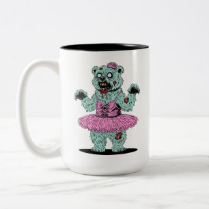 Ballerina Ijsbeer Zombie Tweekleurige Koffiemok