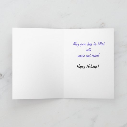 Ballerina in black (profile) kaart (Binnen)