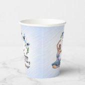 Ballerina in Blue Birthday Papieren Bekers (Rechts)