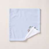 Ballerina in Blue Personal Name Bad Handdoek (Wasdoekje)