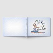 Ballerina in Blue Personal Name Gastenboek (Volledig)