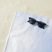 Ballerina in Blue Personal Name Strandlaken (In situ)