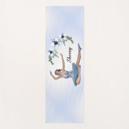 Ballerina in Blue Personal Name Yogamat