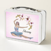 Ballerina in Blue Personal Pink (Achterkant)