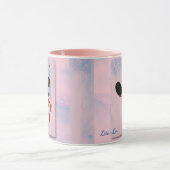 Ballerina in de Mok Roze koffie (Midden)