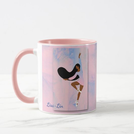 Ballerina in de Mok Roze koffie (Links)