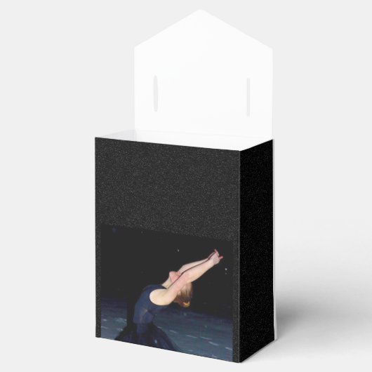 Ballerina in de sneeuw - bedankdoosjes (Geopend)