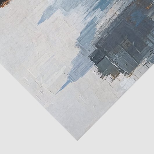 Ballerina in de stad impressionistische decoupage tissuepapier (Detail)