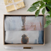 Ballerina in de stad impressionistische decoupage tissuepapier (Geschenk)