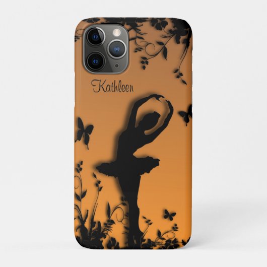 Ballerina in Garden Dusk Personal Case-Mate iPhone Case (Achterkant)