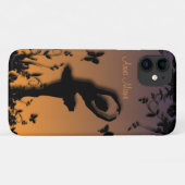 Ballerina in Garden Dusk Personal Case-Mate iPhone Case (Achterkant (horizontaal))
