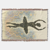 Ballerina in Graziöser Anmut - Sanfte Farben Deken (Voorkant)