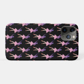 Ballerina in het moderne geometrisch roze paars Case-Mate iPhone case (Achterkant (horizontaal))