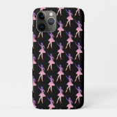 Ballerina in het moderne geometrisch roze paars Case-Mate iPhone case (Achterkant)