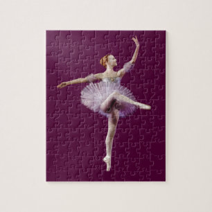 Ballerina in het Paars en wit Legpuzzel