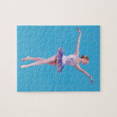 Ballerina in het Paars en wit Legpuzzel (Horizontaal)
