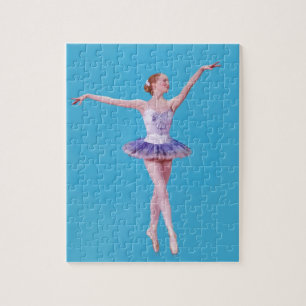Ballerina in het Paars en wit Legpuzzel