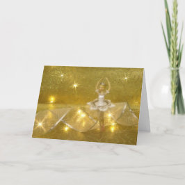 Ballerina in (horizontale) whte kaart