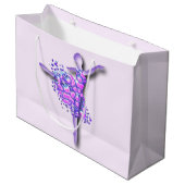 Ballerina in paarse cadeautas (Voorkant Gekanteld)