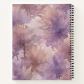 Ballerina in Purple and Gold Notitieboek (Achterkant)