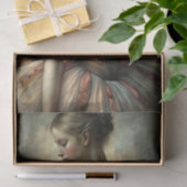 ballerina in romantische jurk Decoupage Tissuepapier (Geschenk)