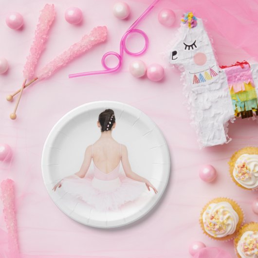 ballerina in roze tutu bord (Feest)