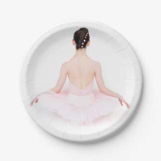  ballerina in roze tutu bord