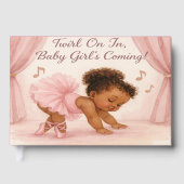 Ballerina in the Making Gastenboek (Voorkant)